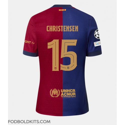 Barcelona Andreas Christensen #15 Hjemmebanetrøje 2024-25 Kortærmet